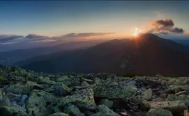 Система горных хребтов Горганы