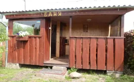 Баня на дровах в Свитязе