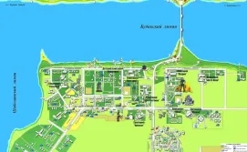 Карта пгт Сергеевка