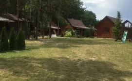 Будиночок дерев'яний на озері в с. Соловичі