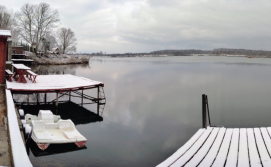 Оздоровчий чан на березі озера Дийда