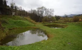 Баня на території садиба Карпатський острівець