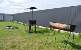 Котдеж Pulmo Rest - зона BBQ