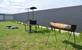 Котдеж Pulmo Rest - зона BBQ