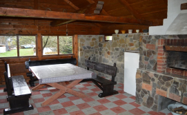 Велика крита альтанка Приватна садиба У Галі