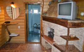 Зона відпочинку в сауні