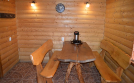 Зона відпочинку в сауні