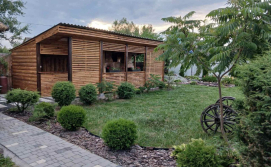 Приватний сектор на березі озера Велике Згоранське