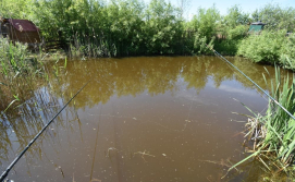 Відгороджений ставок для риболовлі