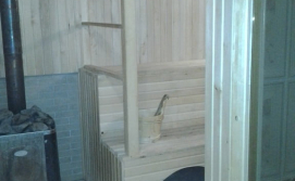 Сауна на дровах.